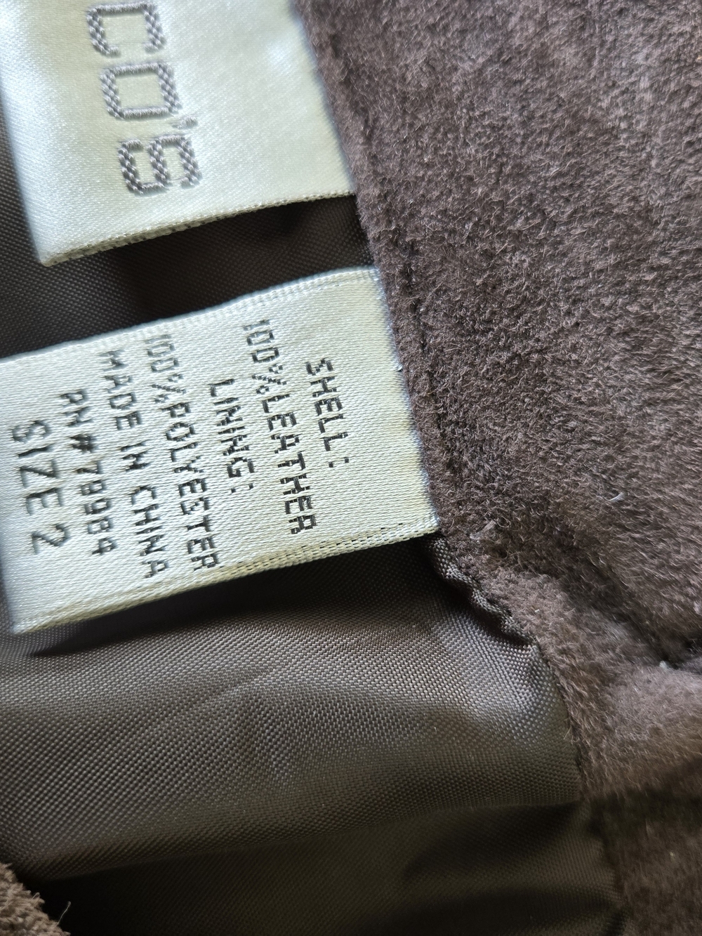 Chico's Chocolate Brown Suede Midi Skirt | Size Large - Picture 6 of 6